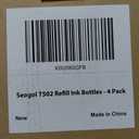 Compatible Epson 502 T502 Refill Ink Bottles Replacement for Ecotank ET-2750 ET-3750 ET-4750 ET-2760 ET-3760 ET-4760 ET-2700 ET-3700 ET-3710 ET-15000 ST-2000 ST-3000 ST-4000-4 Pack
