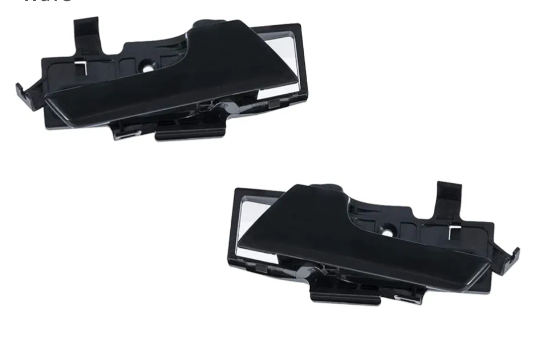 DEAL AUTO ELECTRIC PARTS 2pcs Left+Right Side (Front or Rear) All Black Lever Interior Door Handle Replacement Kit Pair Compatible With 07-11 Aveo Sedan 09-11 Aveo5 Hatchback 09-10 G3 09 G-3 Wave