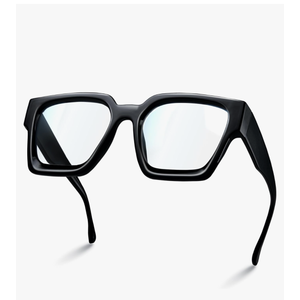 livho Oversized 99% Blue Light Glasses for Woman - Rectangle Fashion Glasses for Computer, Chic Preppy Frame - Anti Eyestrain