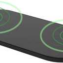 Sinandcx Wireless Charging, 3-in-1 Wireless Charging Station, Qi2-Agreement 15W Wireless Charger for IP16/ 15/ 14/ 13/ 12, Headphone Storage Box， Included -Black, 45W Charging