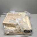 3-Tier Cat Tower - 2 Napping Perches, Cat Condo, 4 Sisal Rope Scratching Posts, Hanging Toy – Cat Tree for Indoor Cats and by PETMAKER (Beige)