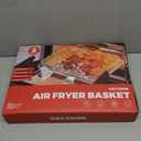 Air Fryer Basket for Oven, Air Fryer Basket and Stainless Steel Baking Tray Pant Oven Air Fryer Pan Rack for Cooking Baking Dishwasher and Broiling (15.3"x11") (15.3"x10.2" & 14.9"x11")