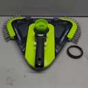 Upgrade Pool Vacuum Head with Wheels & Side Brushes, Universal Rotatable Hose Adapter,Weighted Triangular Shape, for Inground/Above Ground Swimming Pools,Sepetrel