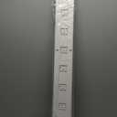 Wall Mounted Clothes Drying Rack 40 inches, Foldable Wall Mount Laundry Rack Folding Indoor, Drying Rack Clothing Collapsible, Hidden Space Saver with Wall Template, 6 Rods, White