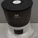 IMIPAW Automatic Cat Feeders, 3L Timed Cat Dry Food Dispenser with Desiccant Bags, Dual Power Supply, Programmable Portion Size, 6 Meals, 20 Portions Per Day, Auto Pet Feeder for Cats and Small Dogs (White)