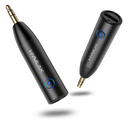 Bluetooth 5.3 Car Aux Adapter with Enhanced Microphone, 3.5mm Jack for Car Home Stereo, USB-C Charging, Sturdy Case, 1 Piece