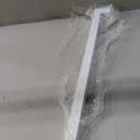 4FT White Industrial Iron Hand Railing, Wall Support Handle for Indoor Stairs & Outdoor Decks, Non-Slip & Rust-Resistant