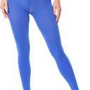 EVERSWE 2 Pairs Pack Women's Opaque Tights (Blue, M)