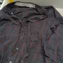 EKLENTSON Mens Hoodies Plaid Shirt Casual Long Sleeve Button Down Shirt Flannel Jackets Lightweight with Pocket Black Large