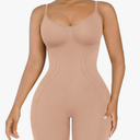 SHAPELLX Shapewear for Women Tummy Control Compression Seamless Body Shaper Slimming Bodysuit Top Thigh Slim Butt Lift, M/L