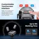 GODOX Magic XT1 Wireless Microphone for Camera/Android/iPhone, 48kHz/24-bit Noise Cancellation HD Wireless Lavalier Mic with Charging Case,16 Hour Working time, 656ft Range, Touchscreen Microphone