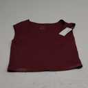 REORIA Women's Sexy V Neck Crop Tank Top Y2K Slim Going Out Top Double Lined Basic Shirt XL Dirty