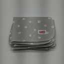 GLAD for Pets Washable Training Pads, Small Size (18"x24"), 6 Pack Gray with Paw Prints| Re-usable Cloth Dog Training Pads with 3 Layers of Leak Protection and No Slip Grip Vinyl Bottom
