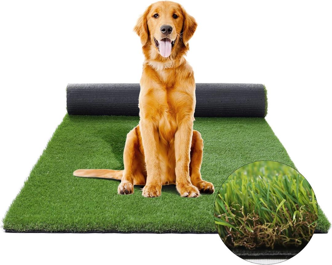 XLX TURF Large Artificial Grass Pad for Dogs Potty, Extra Soft Thick Turf for Indoor Outdoor Patio Balcony, 4 FT X 6 FT