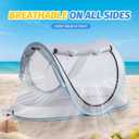 Baby Beach Tent, Pop Up Toddler Travel Bed for Boys or Girls, Sun Shade for Toddler Camping, Infant Portable Sun Shade, Summer Beach Baby