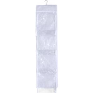 Uonlytech Purse Bag Organizer and Handbag Storage Holder Hanging Closet Organizer White Medium Size for Door Back Storage