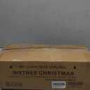 9 FT Pre-lit Christmas Garland Holiday Artificial 50 Led Light for Stairs Wall Door Indoor Outdoor Garland with Battery Operated Timer, for Home Decorations Fireplaces (Green PVC 9FT)