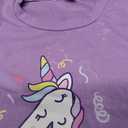 4th Birthday Outfit Girl,4 Year Old Fourth Four Shirt Skirt Outfit for Toddler Girls (Purple, 110)