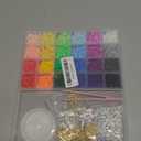 YMSDZHL 6000+PCS Clay Beads Bracelet Making Kit,24 Color DIY Flat Preppy Beads for Friendship Jewelry Making,Polymer Heishi Beads with Charms Gifts for Teen Girls Crafts for Ages 4-12