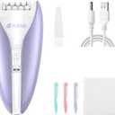 Epilator, Silent Smooth Glide Epilator for Women, 2 Speeds Facial Hair Removal Device with Silent Design, Cordless Rechargeable Hair Removal Epilators for Women Face Legs Bikini Arms Legs