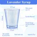 24 PCS Plastic Ribbed Drinking Glasses 10oz Blue Unbreakable Vintage Ripple Stemless Wine Glasses Cocktail Tumbler Glass Cups Disposable Retro Glasses Drinkware for Wedding Baby Shower Birthday Party