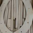 Pikler Triangle Set with Cushion, 7 in 1 Toddler Climbing Toys Indoor, Montessori Foldable Climbing Set, Wooden Climbing Toys for Toddlers Inside with Ramp, Arch and Ladder (Nature Wood)