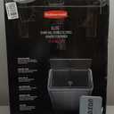 Rubbermaid Elite Stainless Steel Sensor Trash Can for Home and Kitchen Batteries Included 12.4 Gallon Charcoal for Home/Kitchen/Hotel/Lobby/Office