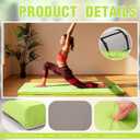 Lyrow 2 Inch Thick Yoga Mat 72x24 with Carry Strap Foam