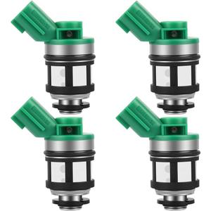4Pcs Fuel Injectors ANGLEWIDE 842-18125 16600-1S700 Fuel Injectors Set fit for 1998-2004 for Nissan for Frontier,1996-1997 for Nissan for Pickup,2000-2004 for Nissan for Xterra, 1 Hole