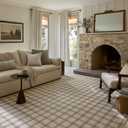 Loloi Magnolia Home Ryder Stone/Ivory 7'-9" x 9'-9" Area Rug