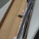 Wrap Around Curtain Rods 2 Pack for 48 to 84 Inches Windows, 1" Heavy Duty Room Darkening Drapery Rod with Sturdy Aluminum Base, Wall Mounted Ceiling Mounted Curved Curtains Rod, Matte Black