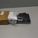 Coat Rack Wall Mount with Shelf, 17IN Wooden Coat Hanger Hooks Wall Mount with 5 Metal Hooks, Hanging Shelf with Hooks, ([26 IN] B,Black)