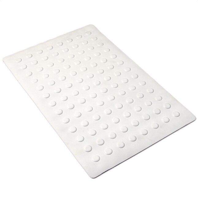 Style Selections Style Selections Rubber Bath Mat White