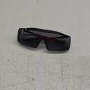 Polarized Rimless Oversized Shield Flat Top High Temple Plastic Sport Sunglasses