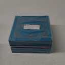 Vintage Art Deco 1920s Lowball Cocktail Glasses | Set of 4 | 9 oz Crystal Old Fashioned Glassware for Drinking Classic Bar Drinks | Heavy Base Short Rocks Tumblers for Women