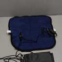 Tuanse Car Electric Blanket 12 Volt Heated Car Blanket with Temperature Controller and Black Storage Bag Cold Weather Tailgating and Emergency Kit (Navy Blue)