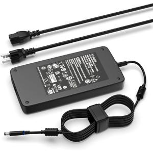 240W AC Charger for Dell Alienware M15 R3 R4 R2 R5 R6 R7 15 R2 R3 M17 R5 R2 R3 R4 17 R3 M16 R2 X15 R1 R2 X16 R1 X17 R1 R2 High-Speed Laptop Power Adapter