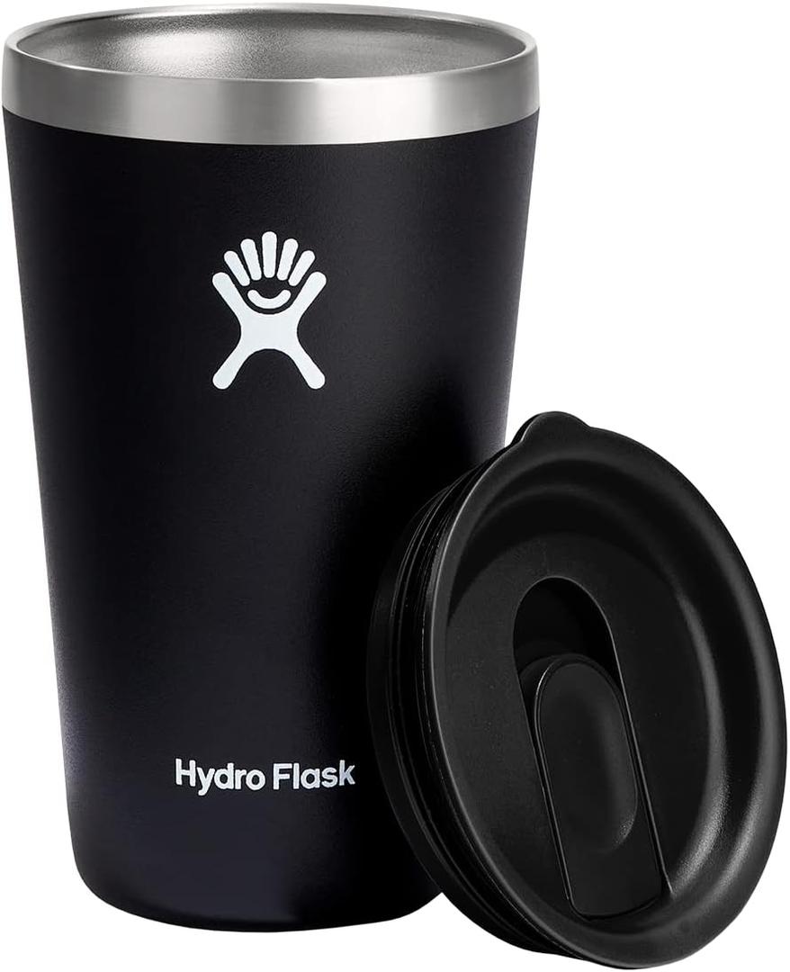 Hydro Flask 16 Oz All Around Tumbler Press-in Lid Black