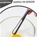 Veemoon Manual Egg Beater Set of 4 - Hand Crank Whisks for Mixing Eggs Cream and Batter - Pp Material Kitchen Gadget for Baking and Cooking