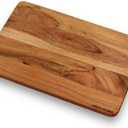 Vesta Homes Wooden Cutting Board for Kitchen/Chopping, Serving Board, Platter for Vegetables, Fruits, Cheese and Charcuterie | Natural Acacia Wood |15 * 10 Inches | Handcrafted in India