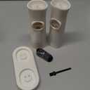 Flendy Gravity Electric Salt and Pepper Grinder Set Rechargeable, Automatic Salt and Pepper Grinder Set with USB C Charging Base, Gravity Salt and Pepper Shakers Set Electric