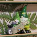 Braxio St. Patrickss Day Decorations Resin Gnome Collectible Figurines St-Patricks Day Decor Table Centerpiece for Dining Room Gift for Women