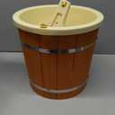 Nostalgia Electric Ice Cream Maker - Old Fashioned Soft Serve Ice Cream Machine Makes Frozen Yogurt or Gelato in Minutes - Fun Kitchen Appliance - Vintage Wooden Style - Light Wood - 4 Quart