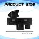 2PCS Passenger Side Window Switch Power Window Switch Passenger Side, Passenger Window Switch for Front Right Rear for Chevrolet HHR Yukon XL1500 15162028 15888174 22864837 22895545 25877776
