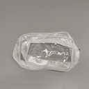 2 Transparent Plastic Pouches
