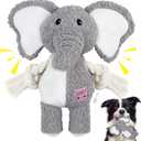 Walmart Pet Plush Toy Chewing Squeaky Toys Plush Hippo Shape Cotton Rope Knot for Puppy