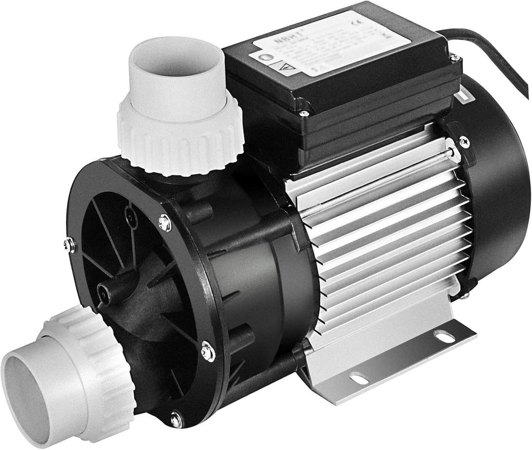 VEVOR Spa Hot Tub Pump, 1HP, 750W 110V Swimming Pool Pump, 365 L/Min Max Flow Rate, 46 ft Max Lift, Low Noise Water Circulation, 3450 RPM, for Above Ground Pool and Whirlpool Bath, IPX5 Waterproof