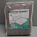 Electric Heated Blanket 72"x84" Full Size, Soft Coral Fleece with 4 Heating Levels and 10 Hours AutoOff, Machine Washable, Cozy Plush Fabric for Home, Purple