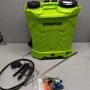 WFH Battery Powered Backpack Sprayer, 5.3 Gal, 100 PSI, 21V 2.6Ah Battery