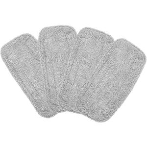 4 Packs Replacement Mop Pads Compatible with GorFanty Steam Mop GF-6610B/GF-6610/ Neugo NE033 NE033M/ Mxnsewr Steam Mop, Washable, Reusable Microfiber Steam Mop Cloth